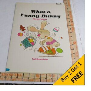 What a Funny Bunny Alphabet BIG BOOK (almost 2 feet tall) Classroom